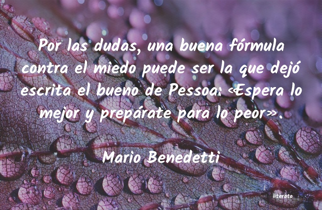 frases de Mario Benedetti