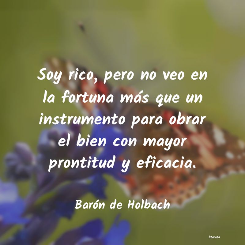 Frases de Barón de Holbach