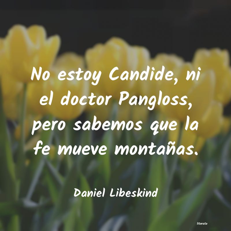 Frases de Daniel Libeskind