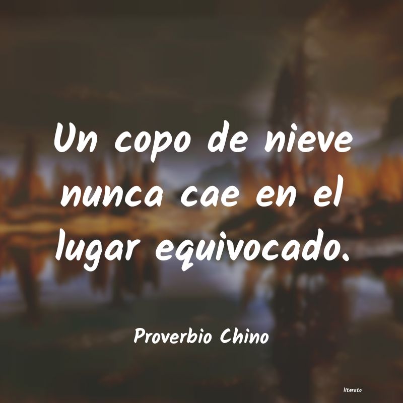 Frases de Proverbio Chino