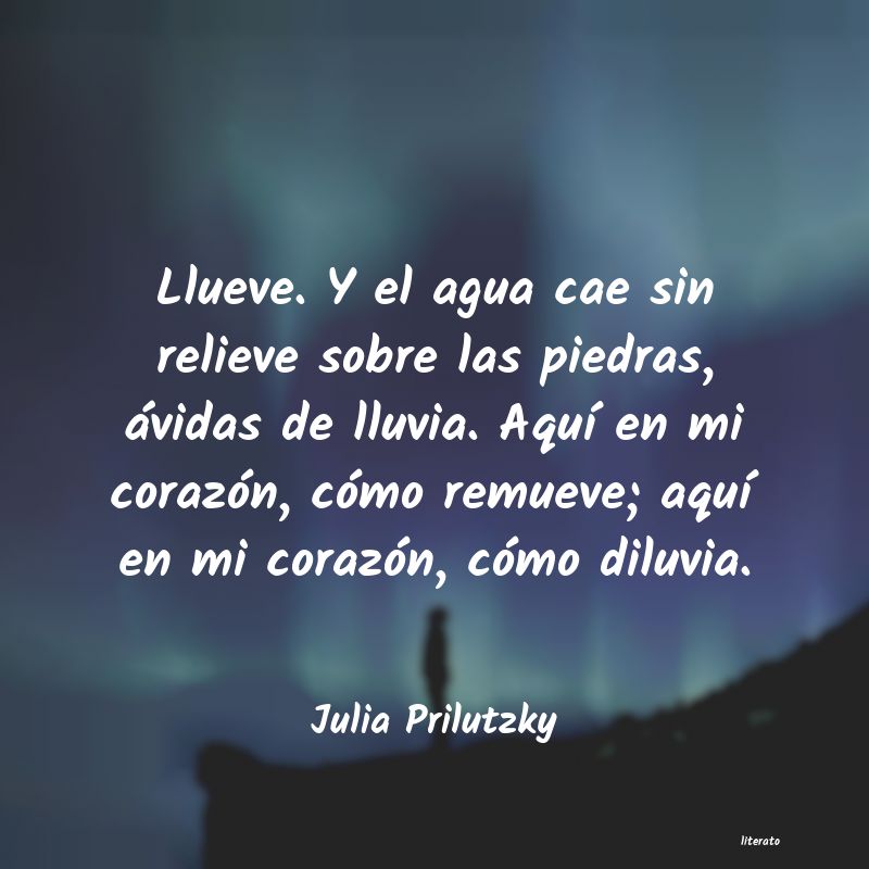 Frases gotas de lluvia - Literato