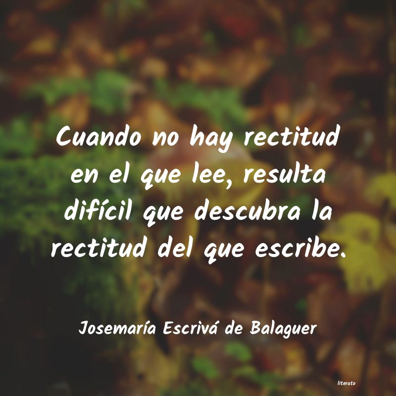 frases de JosemarÃa Escrivá de Balaguer