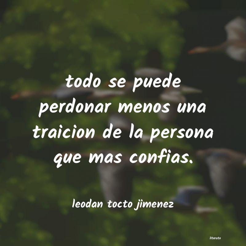 Frases de leodan tocto jimenez