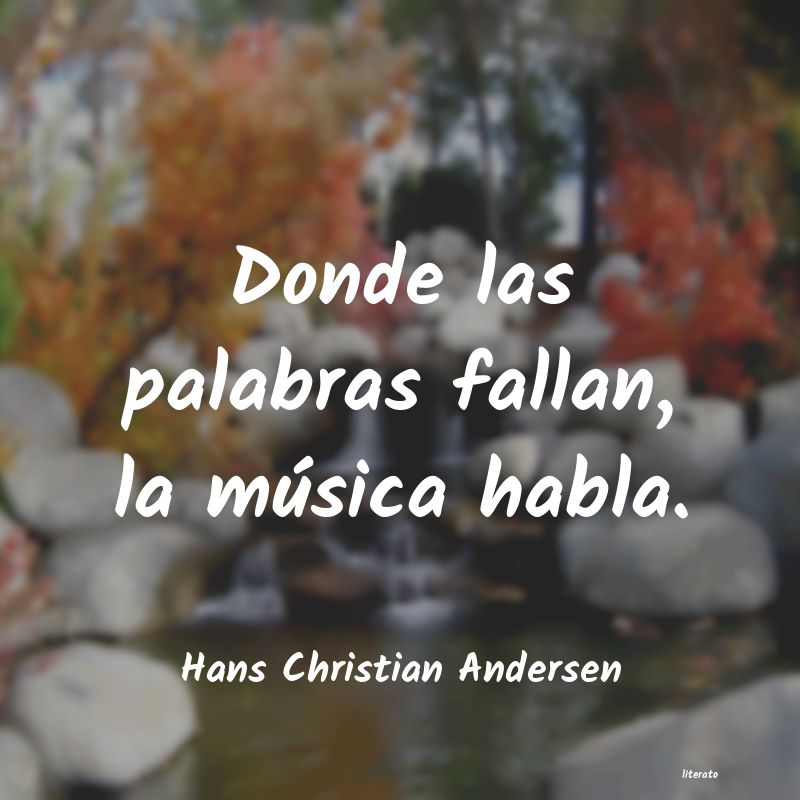 Frases de Hans Christian Andersen