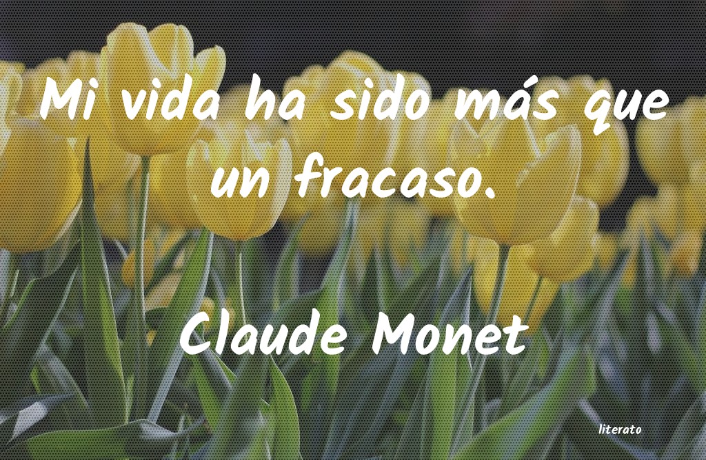 frases de Claude Monet