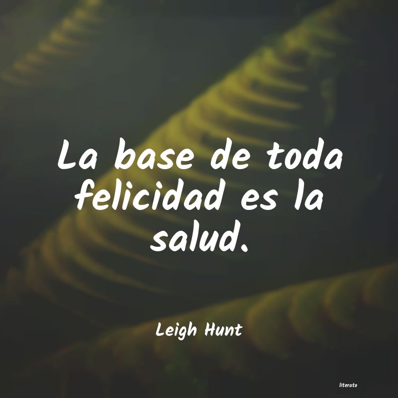 Frases de Leigh Hunt