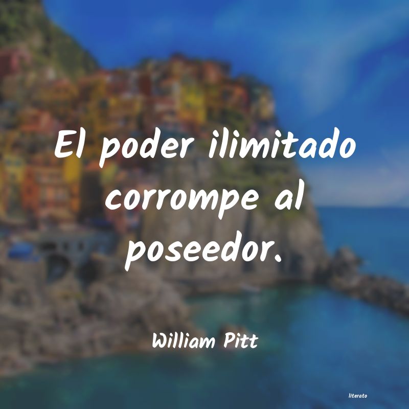 frases de William Pitt