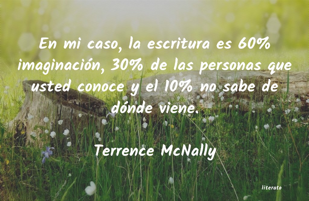 frases de Terrence McNally