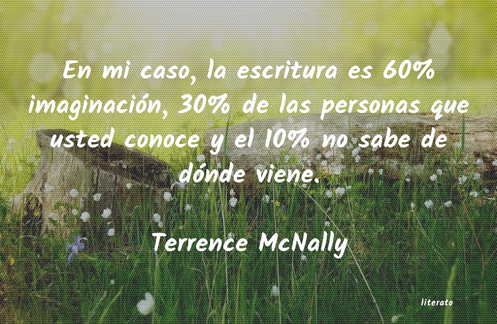 Frases de Terrence McNally