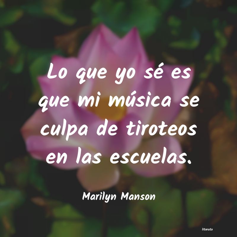 Frases de Marilyn Manson