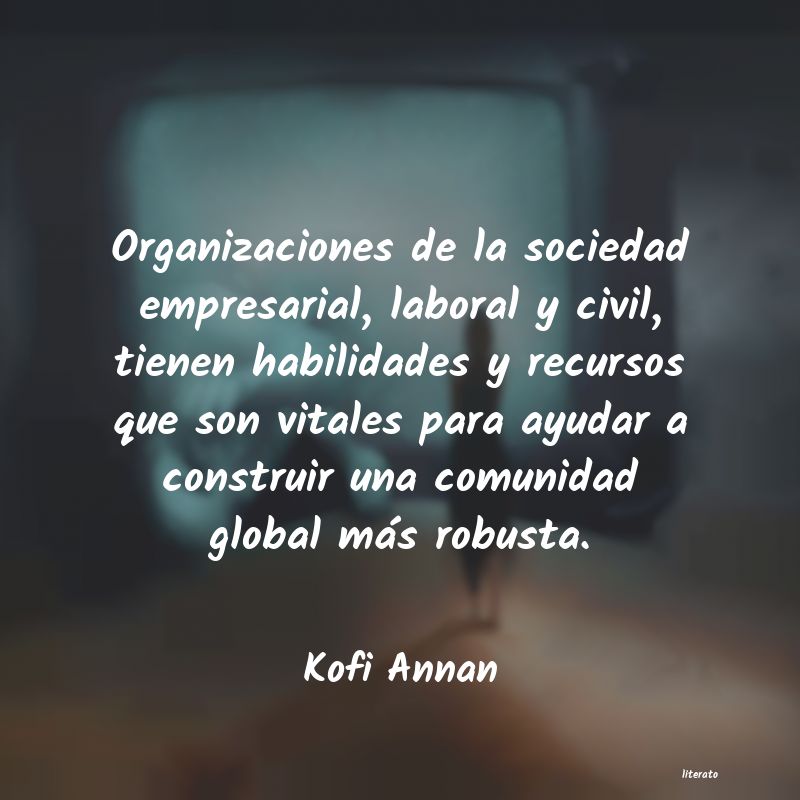 desarrollo humano kofi annan