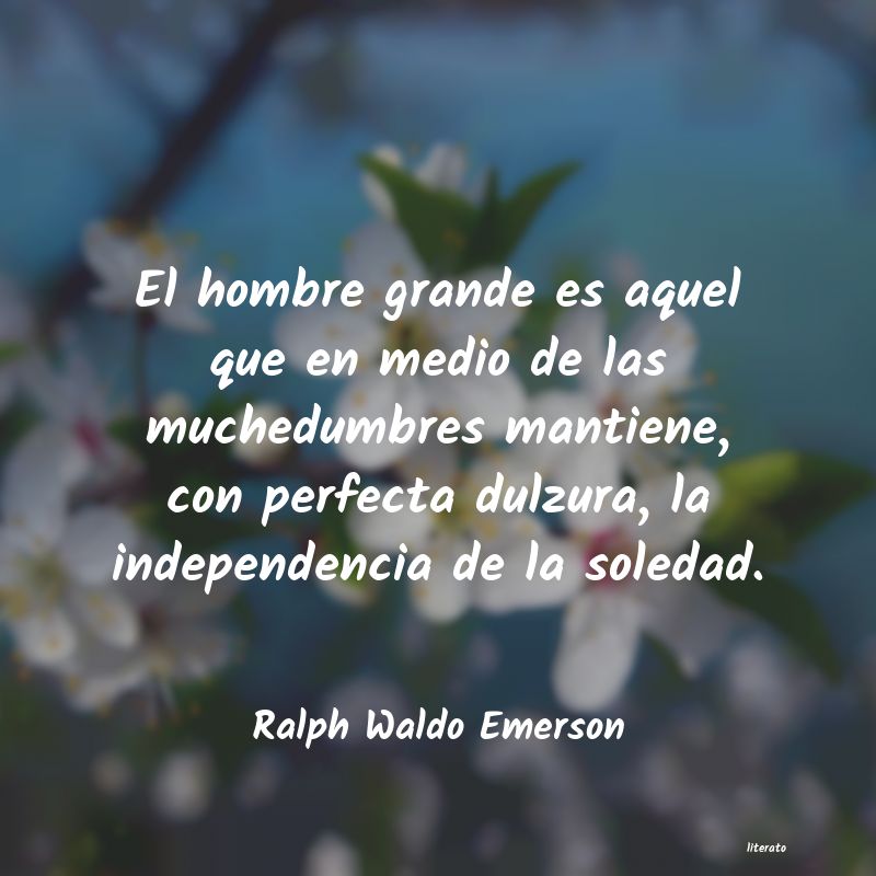 Frases de Ralph Waldo Emerson