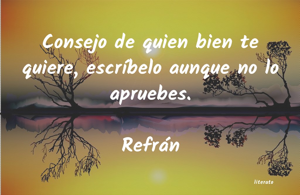 Frases de Refrán