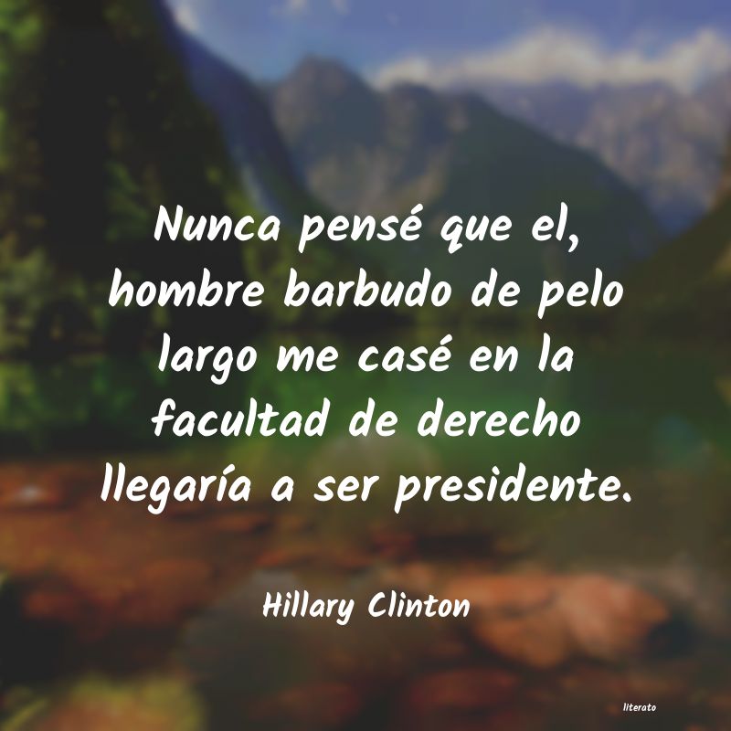 frases de Hillary Clinton