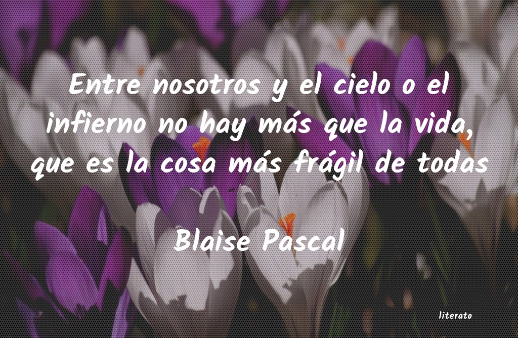 Frases de Blaise Pascal