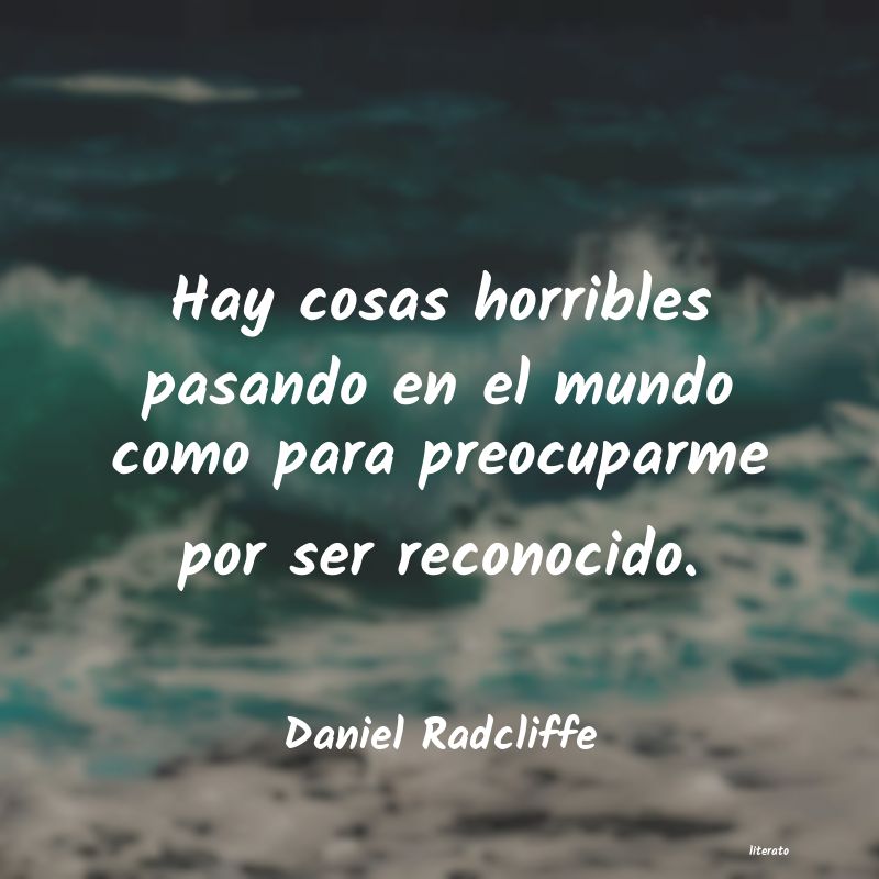 frases de Daniel Radcliffe