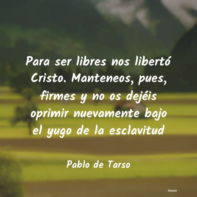 Frases de Pablo de Tarso