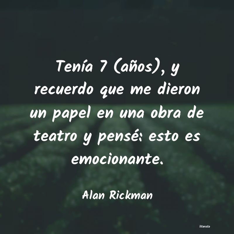 Frases de Alan Rickman