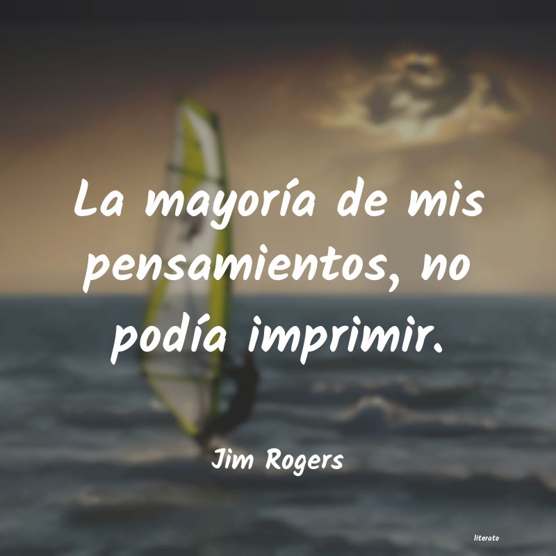 frases de Jim Rogers