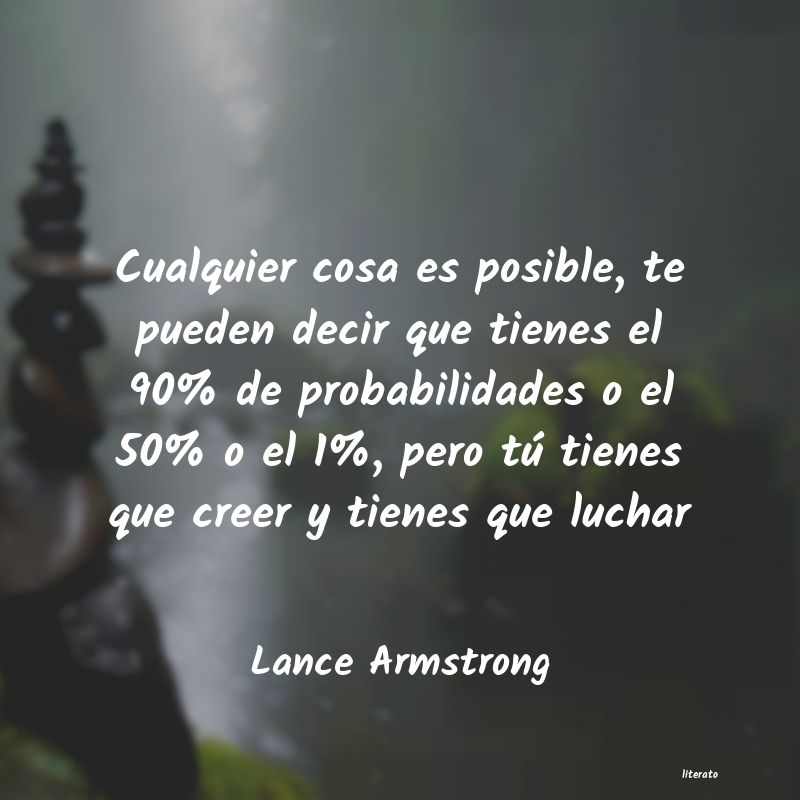 Frases de Lance Armstrong