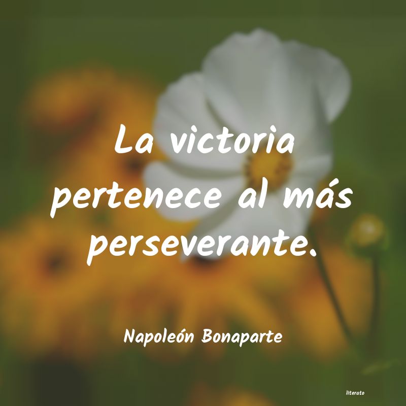 frases de Napoleón Bonaparte