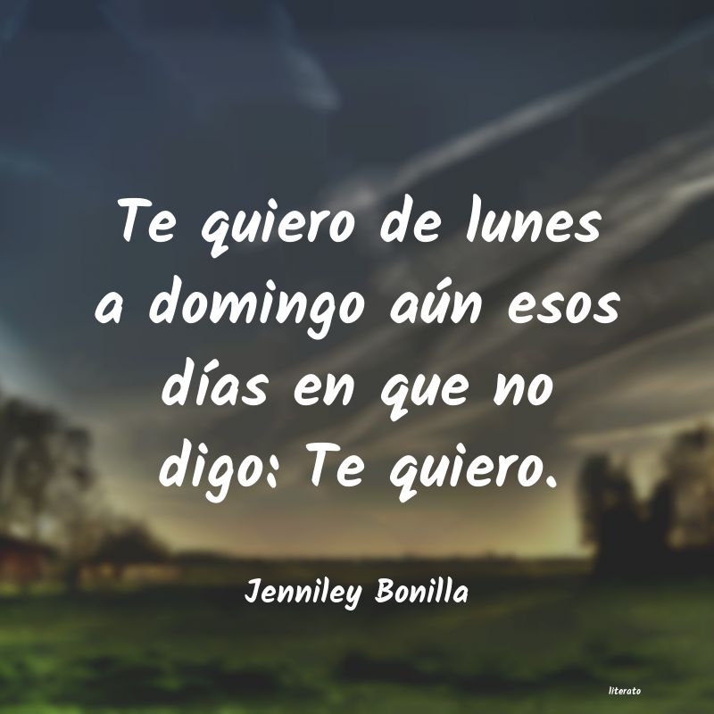 frases de Jenniley Bonilla
