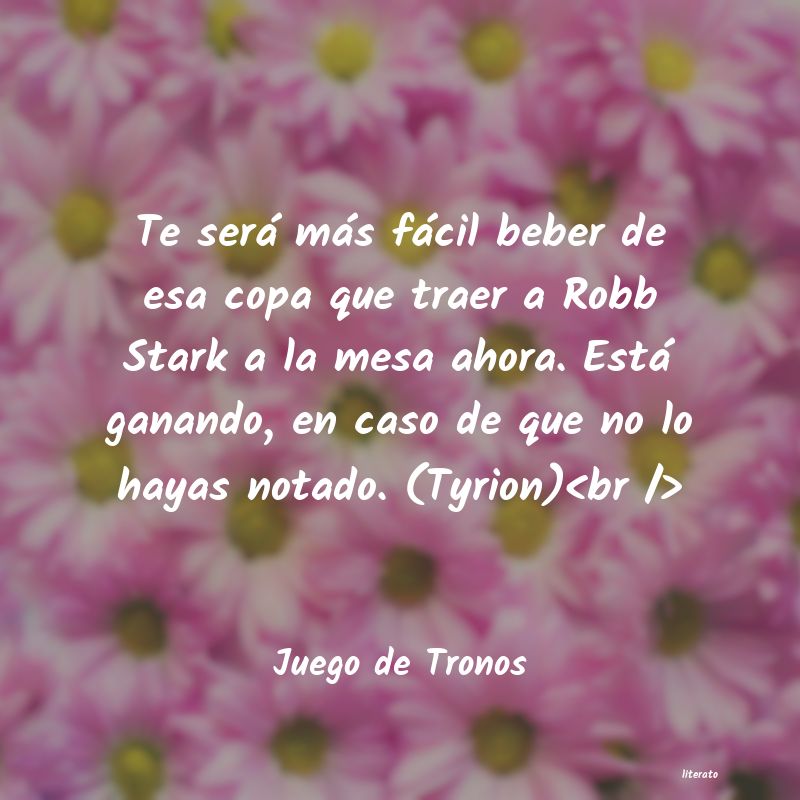 frases de Juego de Tronos