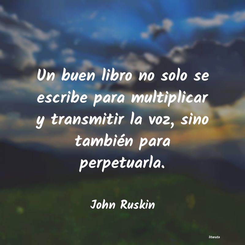 frases de John Ruskin