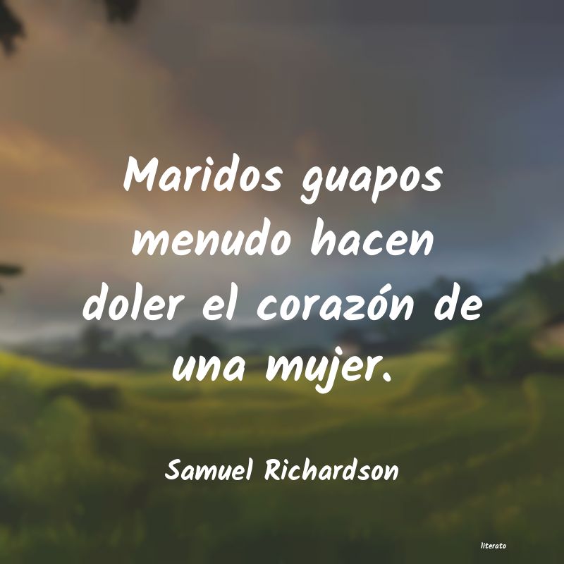 Frases de Samuel Richardson