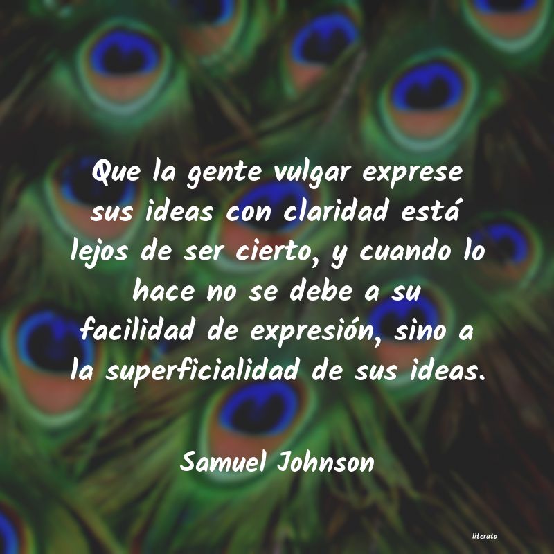 Frases de Samuel Johnson