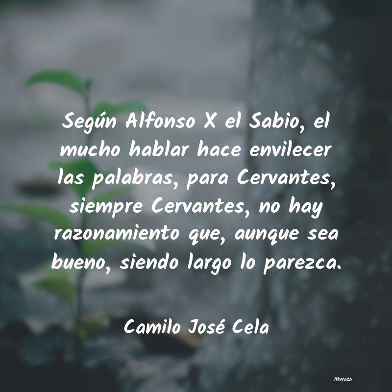 Frases de Camilo José Cela