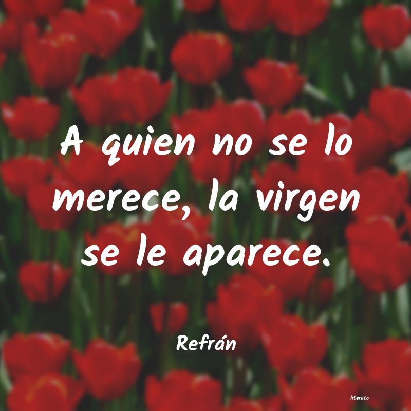 frases de Refrán