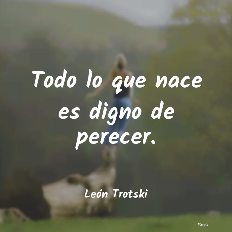 frases de León Trotski