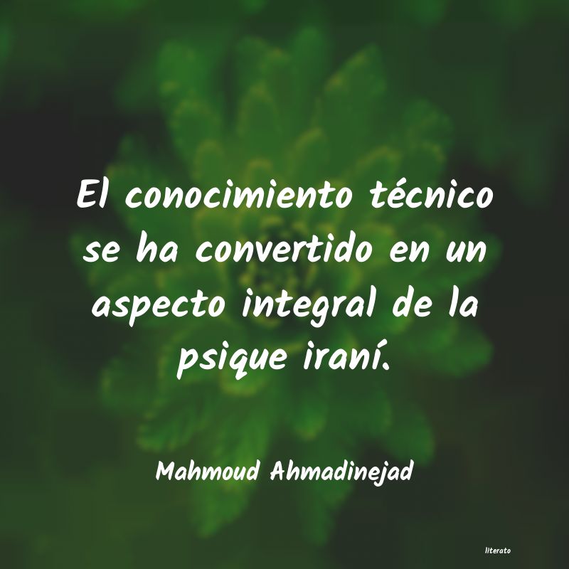 frases de Mahmoud Ahmadinejad
