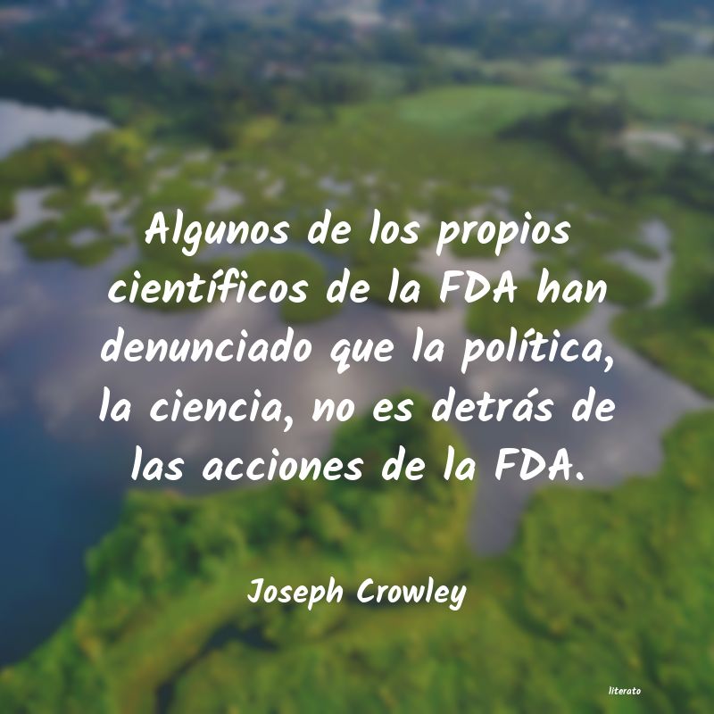 frases de Joseph Crowley