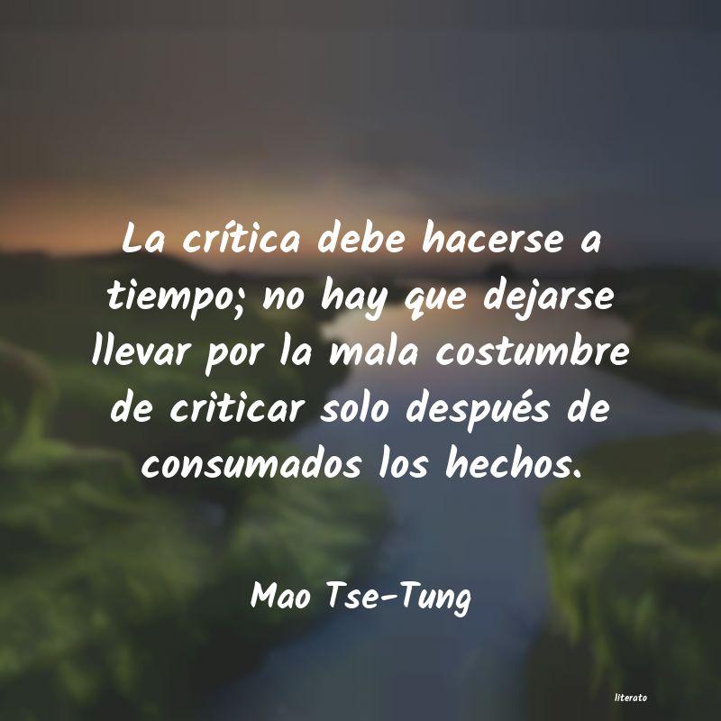 Frases de Mao Tse-Tung