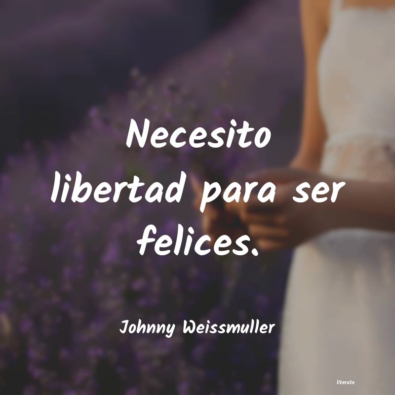 Frases de Johnny Weissmuller