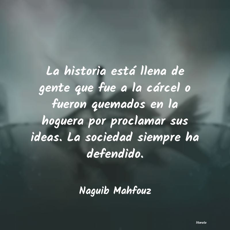 Frases de Naguib Mahfouz