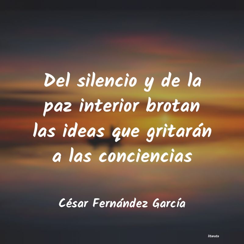 Frases de César Fernández García