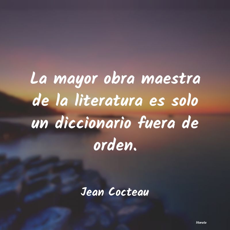 frases de Jean Cocteau