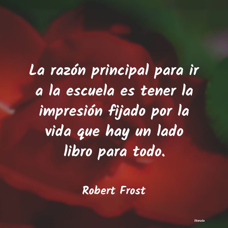 frases de Robert Frost