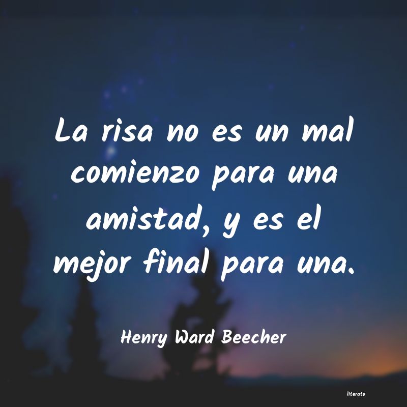 frases de Henry Ward Beecher