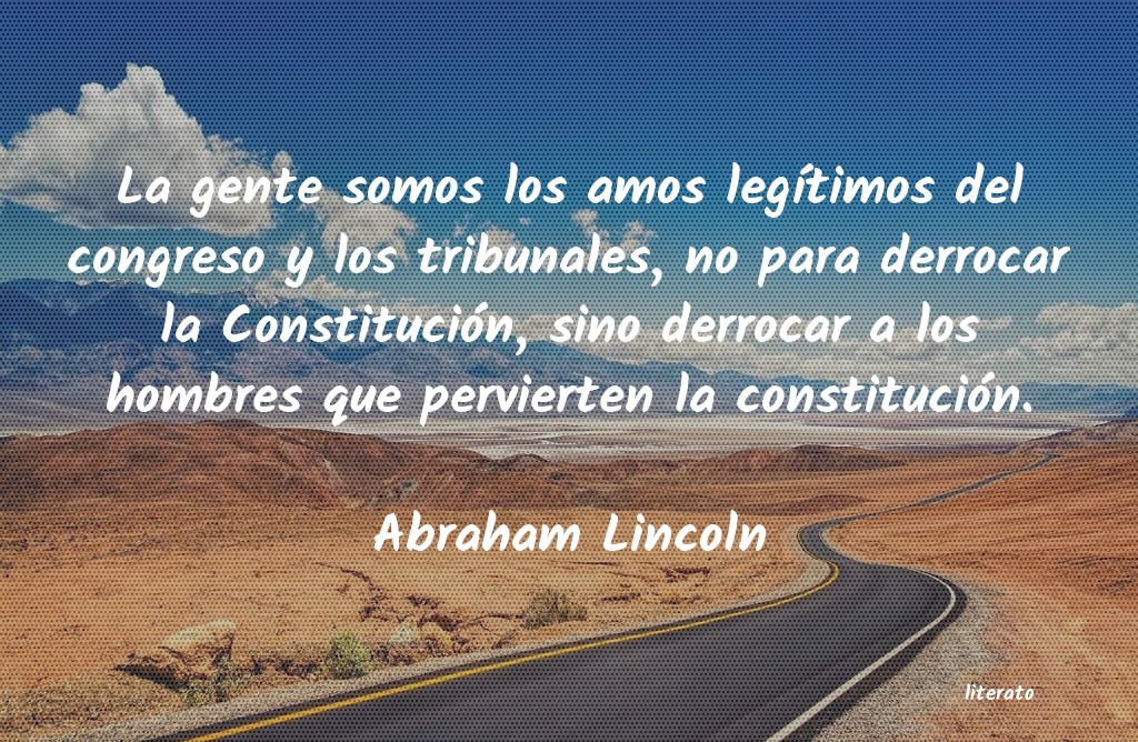 Frases de Abraham Lincoln