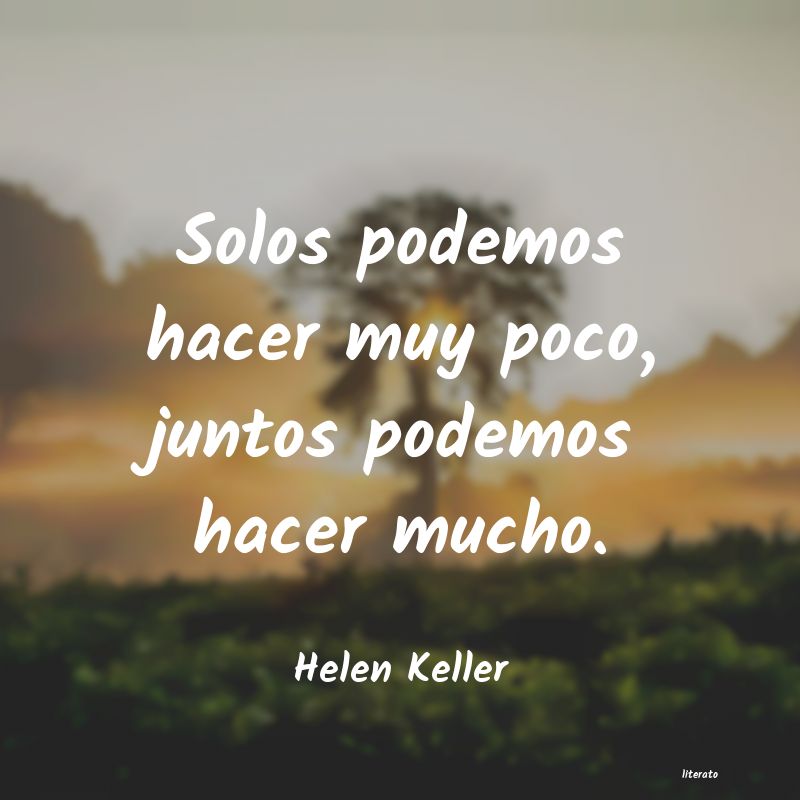 frases de Helen Keller