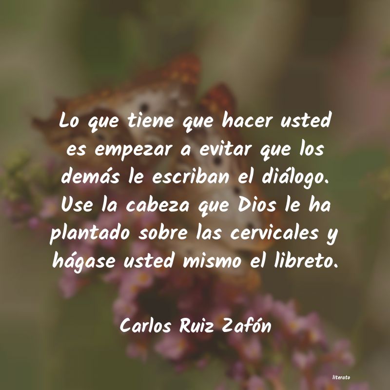 Frases de Carlos Ruiz Zafón