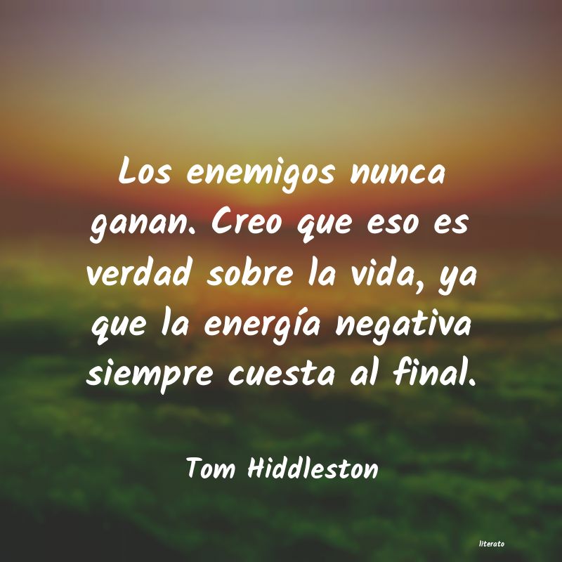 frases de Tom Hiddleston