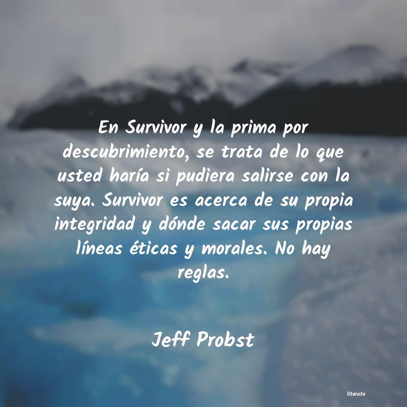 Frases de Jeff Probst