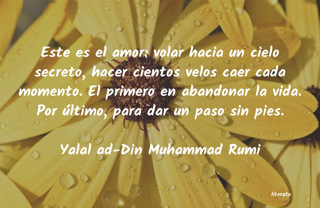 Frases de Yalal ad-Din Muhammad Rumi