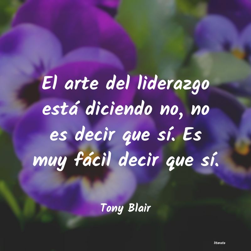 Frases de Tony Blair