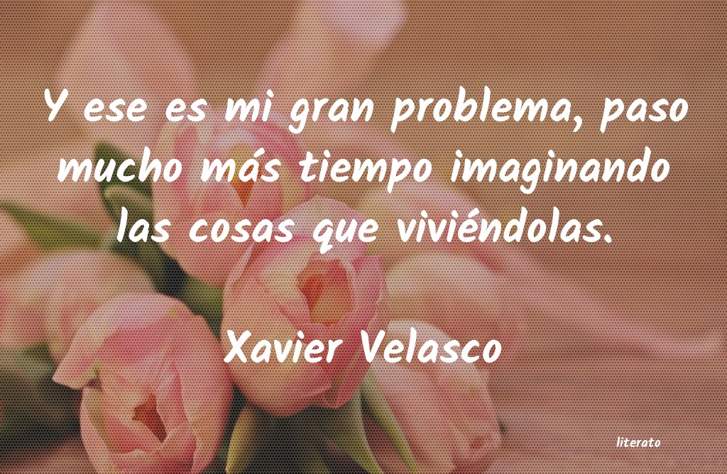 Frases de Xavier Velasco